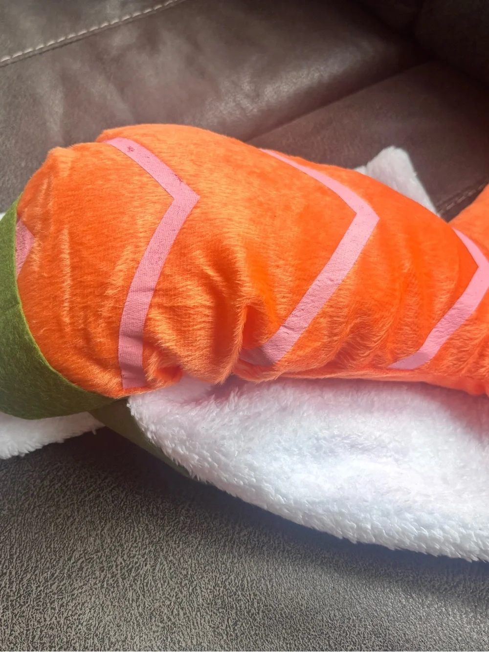 Dog Orange Plush Sushi/Fish Halloween Costume
